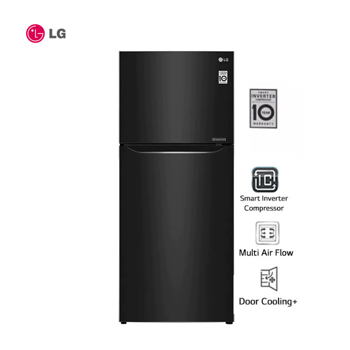 LG Kulkas Two Door 416 Liter - GN C422SXCL